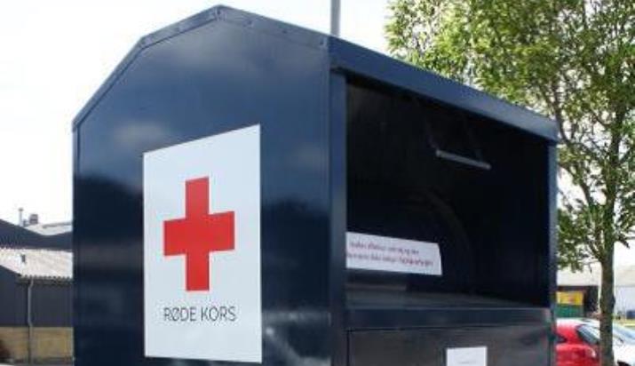 container tøj - Røde Kors